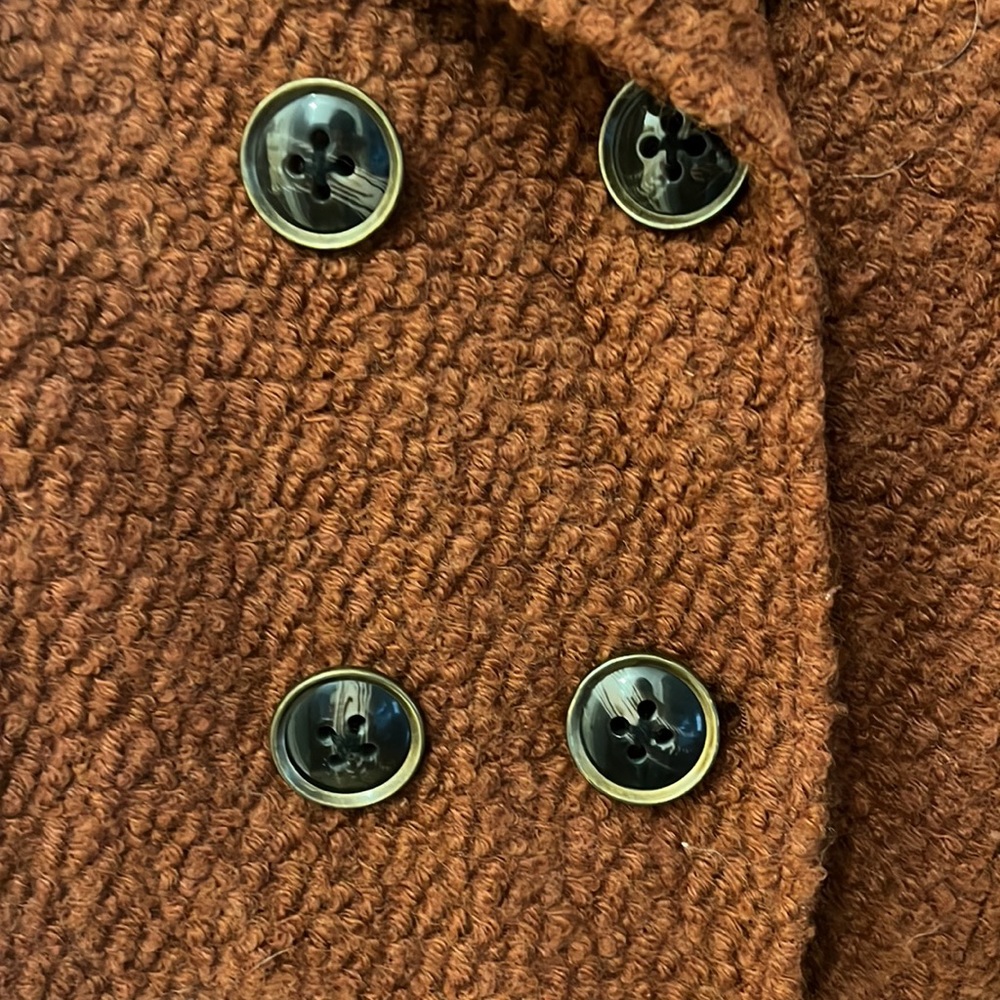 Free people wool bomber jacket rust small - Picture 4 of 5
